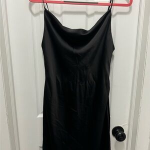 Elegant Black Slip Dress